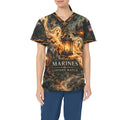 Lantern Watch — Marine Corps Halloween All-Over Print Scrub Top