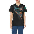Roots of Gratitude — Respiratory Thanksgiving All-Over Print Scrub Top