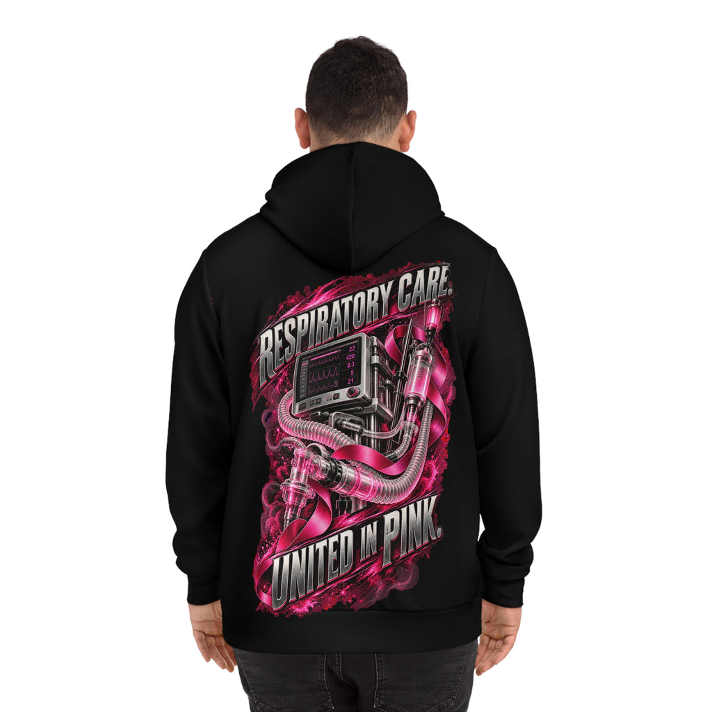 Every Breath Every Shift — Breast Cancer Awareness Medical Hoodie