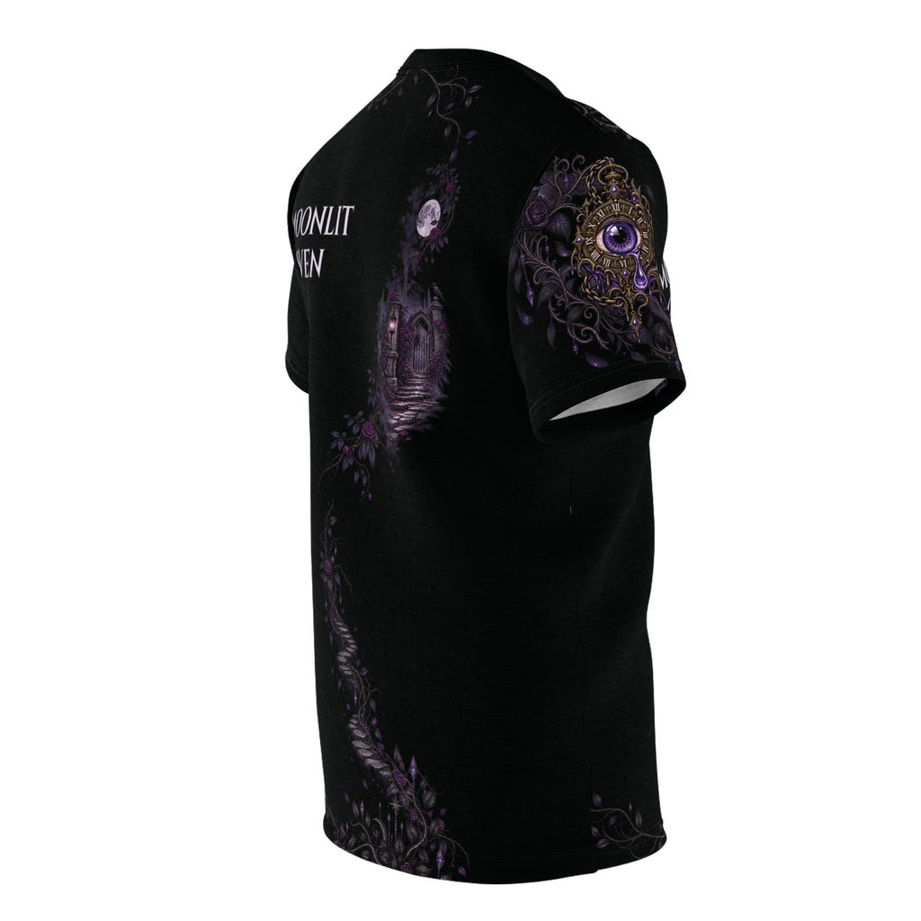 Halloween Never Sleeps — Moonlit Coven Cut & Sew T-Shirt