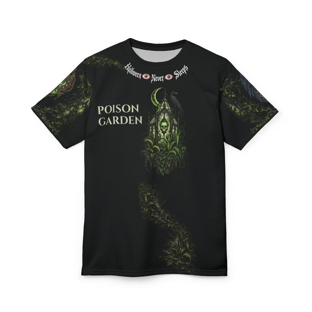 Poison Garden Gothic All-Over Print Unisex T-Shirt | Halloween Never Sleeps