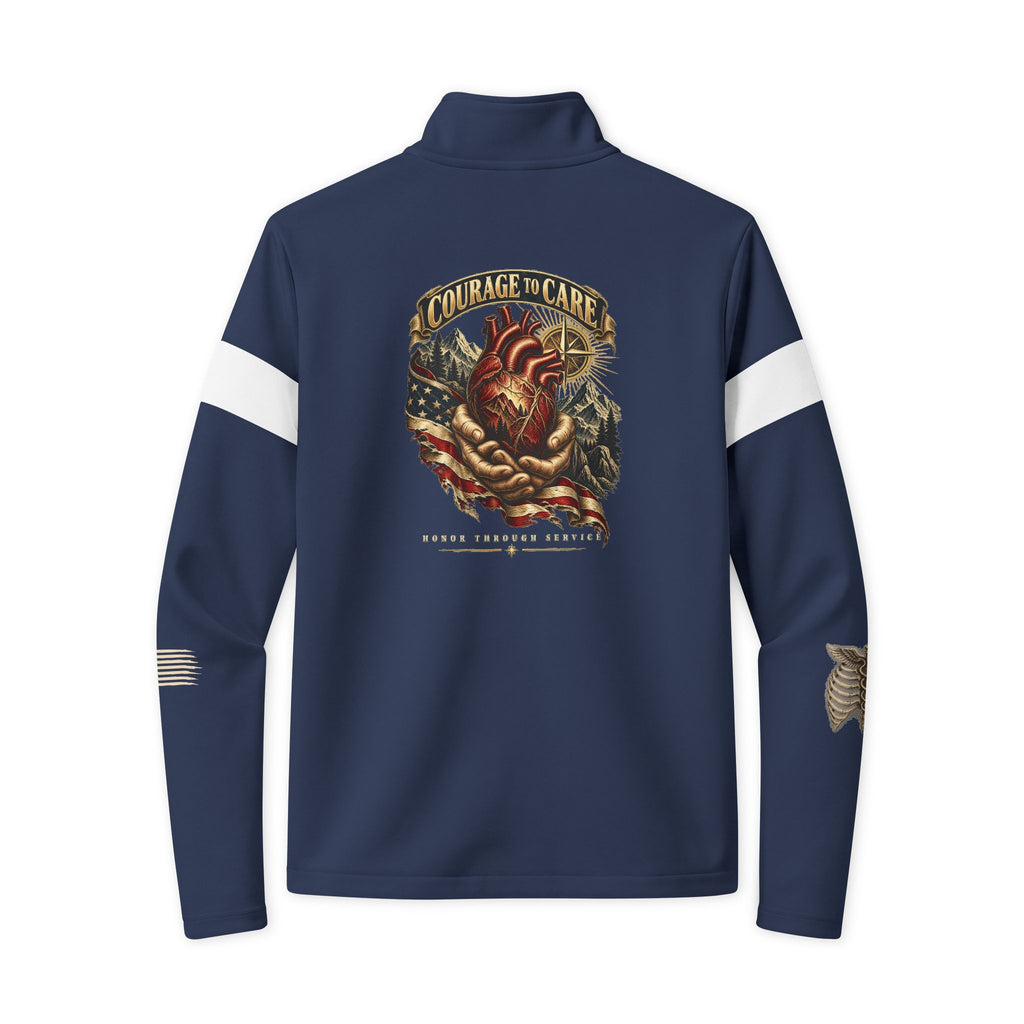 US Veterans Courage to Care — Military Medical Lightweight Work Jacket