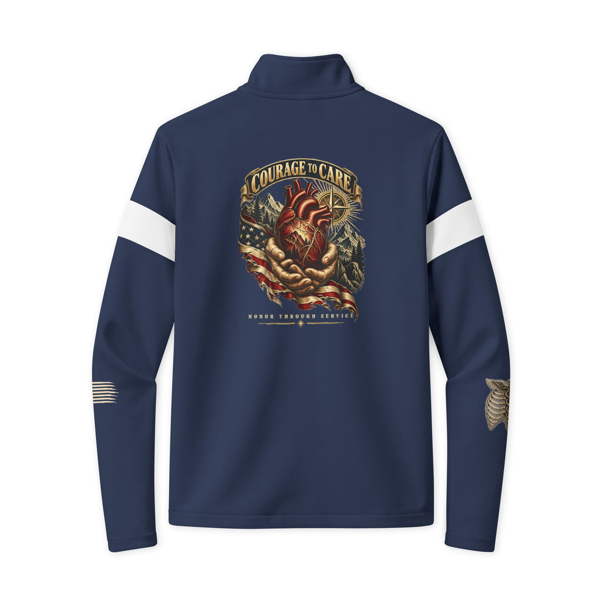 US Veterans Courage to Care — Military Medical Lightweight Work Jacket