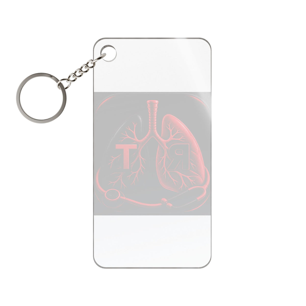 Respiratory Therapist RT Acrylic Keychain Charm — 3 Sizes