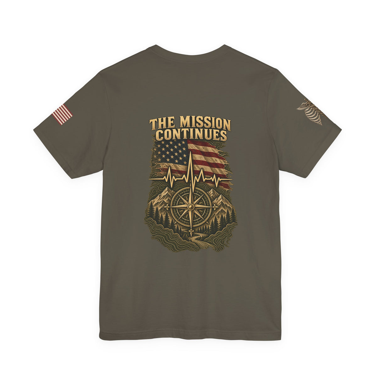 Army Veteran — Built to Endure — Unisex Cotton Tee