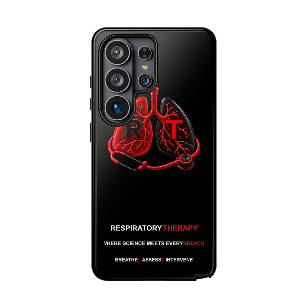 Respiratory Therapy RT Logo Protective Tough Phone Case
