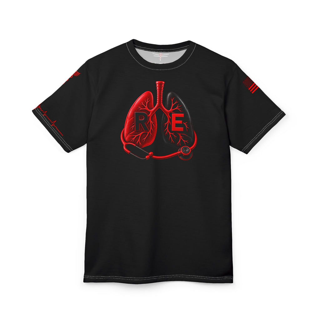 Respiratory Edge Crystal Respiratory Therapist All-Over-Print T-Shirt