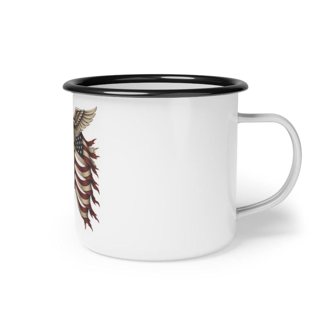 US Veterans Thorax Medallion Enamel Camp Mug