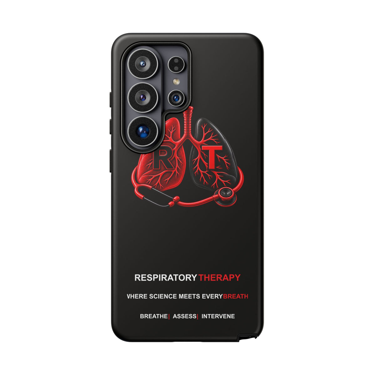 Respiratory Therapy RT Logo Protective Tough Phone Case