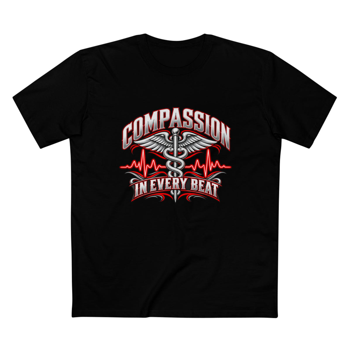 Compassion in Every Beat — Medical Tee