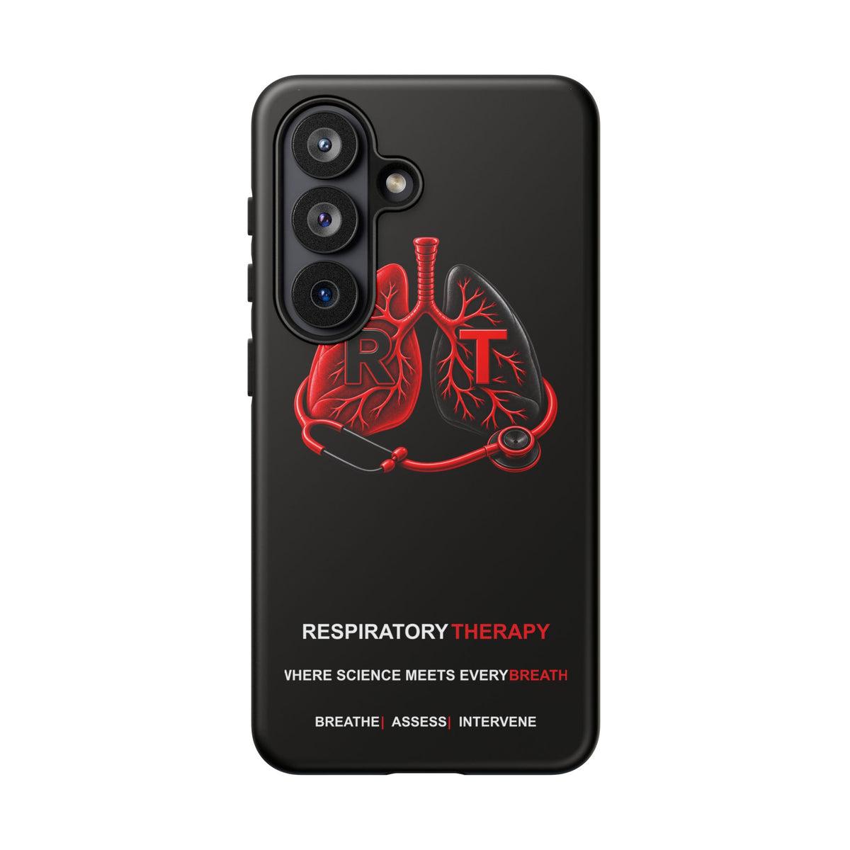 Respiratory Therapy RT Logo Protective Tough Phone Case