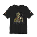 Caffeine & Courage — Military Medical T-Shirt