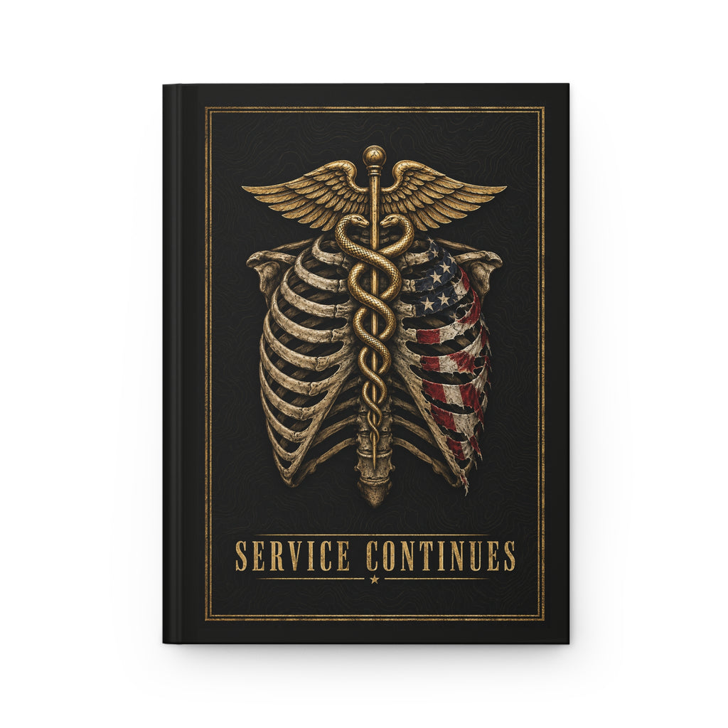 US Veterans Service Continues Hardcover Journal