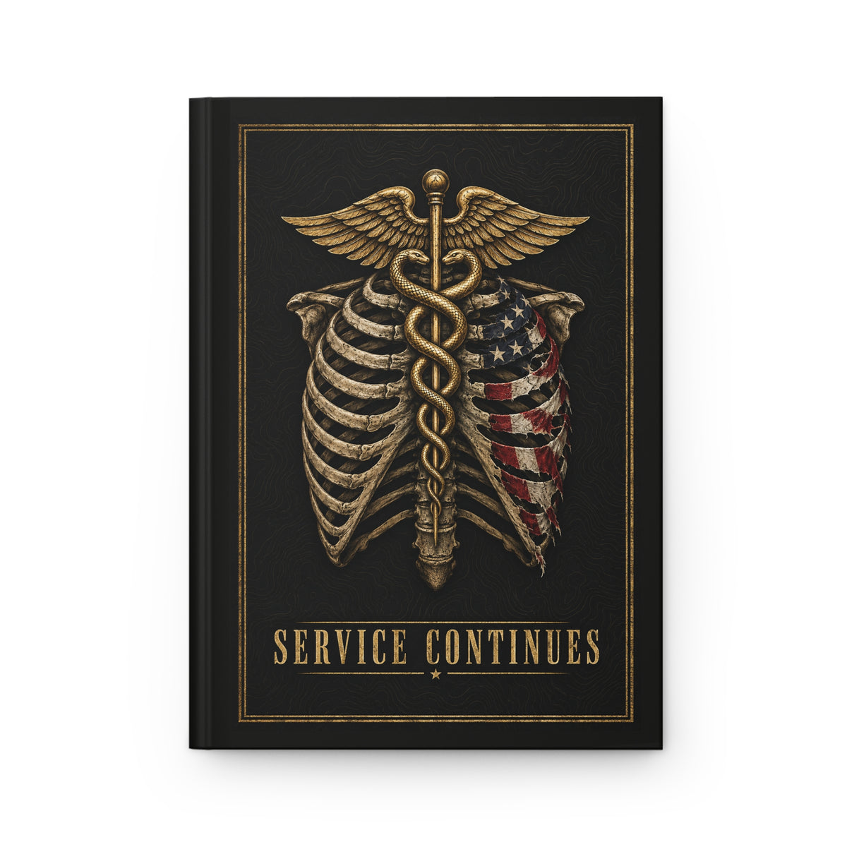 US Veterans Service Continues Hardcover Journal