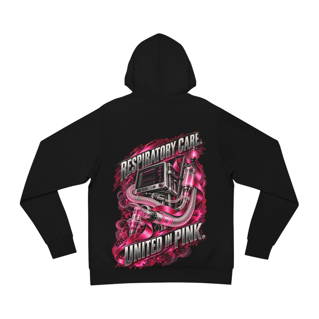 Every Breath Every Shift — Breast Cancer Awareness Medical Hoodie