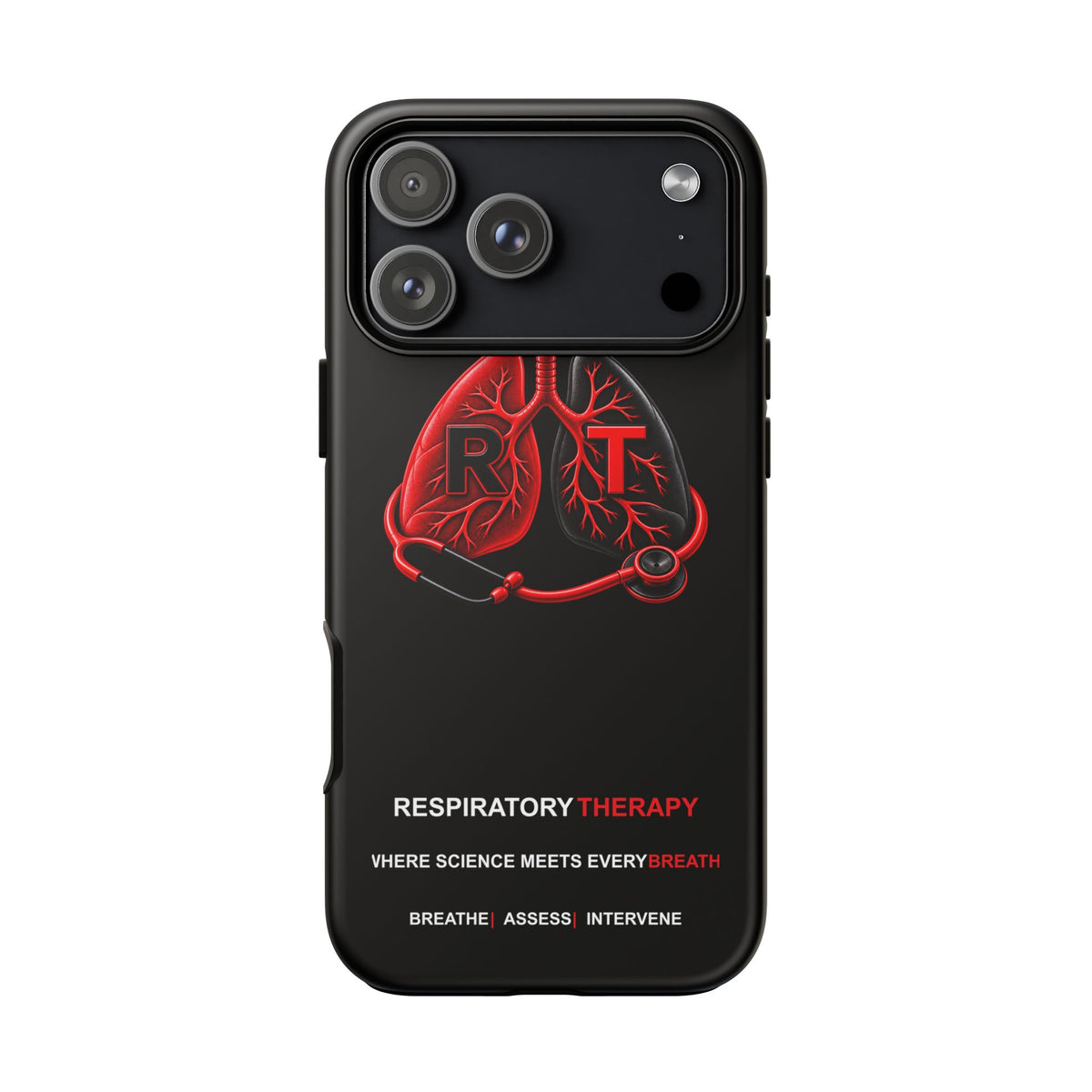Respiratory Therapy RT Logo Protective Tough Phone Case