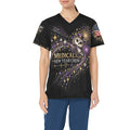 New Year Crew — Medical New Year's All-Over Print Scrub Top