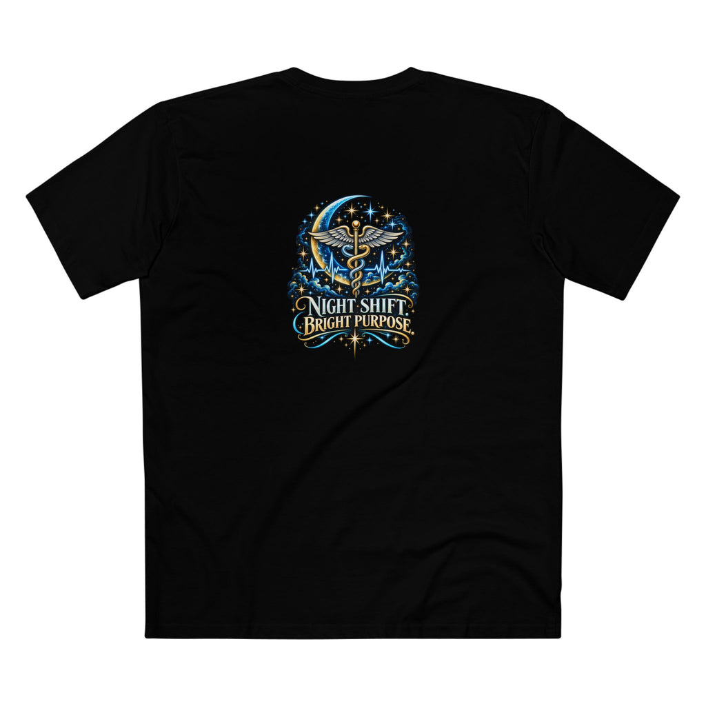 Night Shift. Bright Purpose. — Premium Cotton Tee