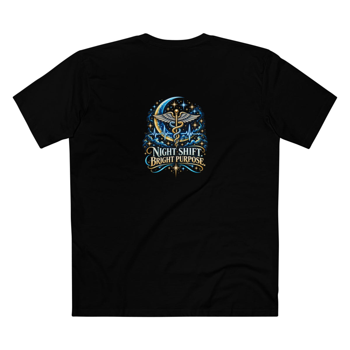 Night Shift. Bright Purpose. — Premium Cotton Tee
