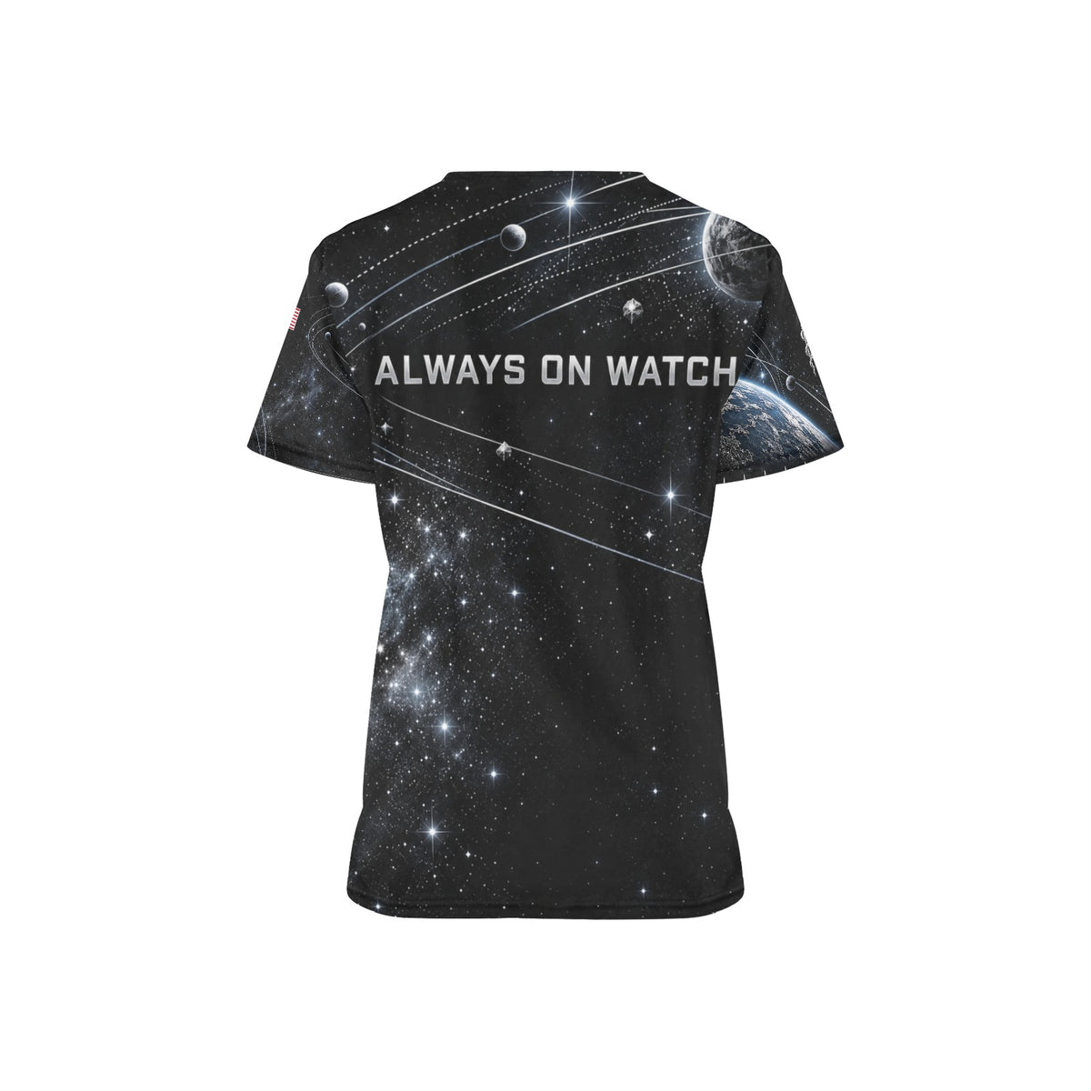 Orbital Watch — Space Force Veteran All-Over Print Scrub Top