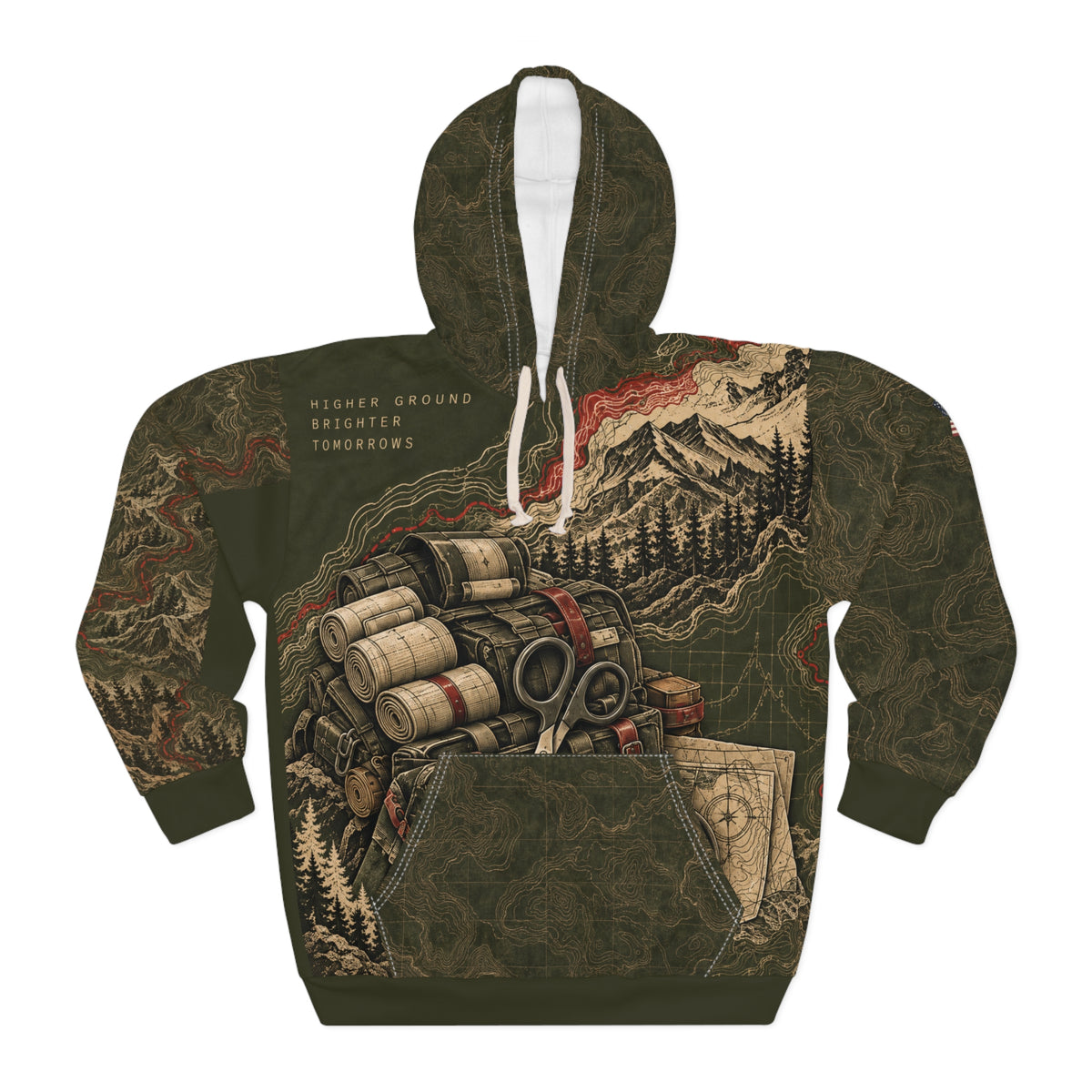 Rescue at First Light — All-Over Medical Hoodie