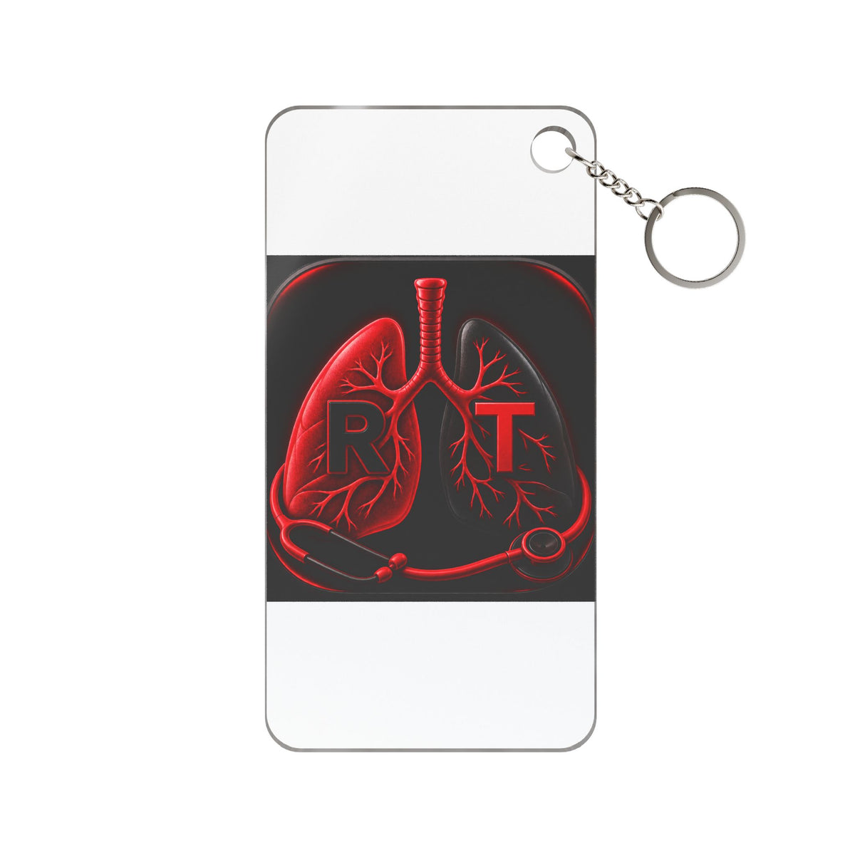Respiratory Therapist RT Acrylic Keychain Charm — 3 Sizes