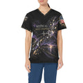Next Chapter — Medical New Year's All-Over Print Scrub Top