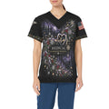 Evergreen Resolve — Medical Christmas All-Over Print Scrub Top