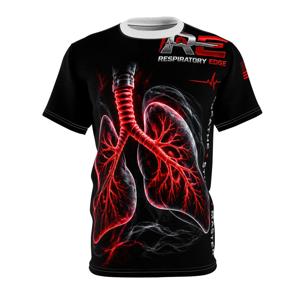 Respiratory Edge Crystal Study & Succeed AOP T-Shirt