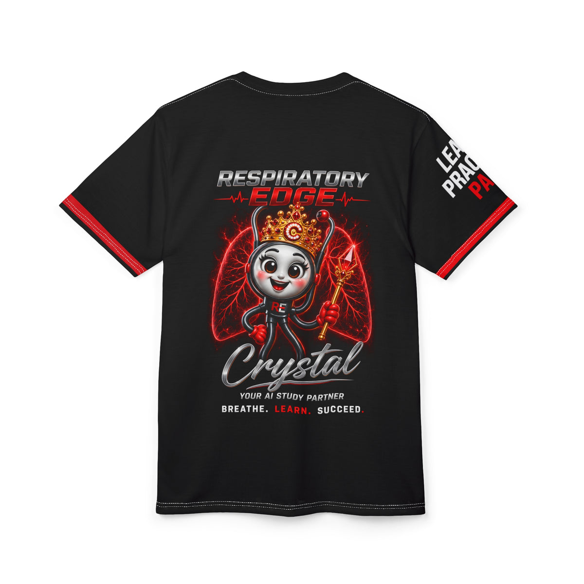 Respiratory Edge | Crystal Royal Edition AOP T-Shirt