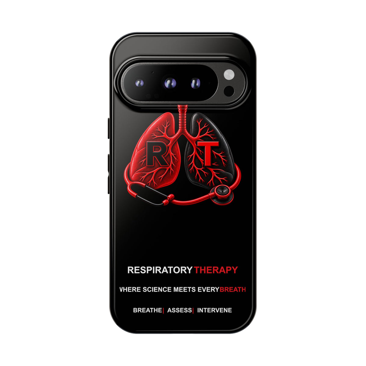 Respiratory Therapy RT Logo Protective Tough Phone Case