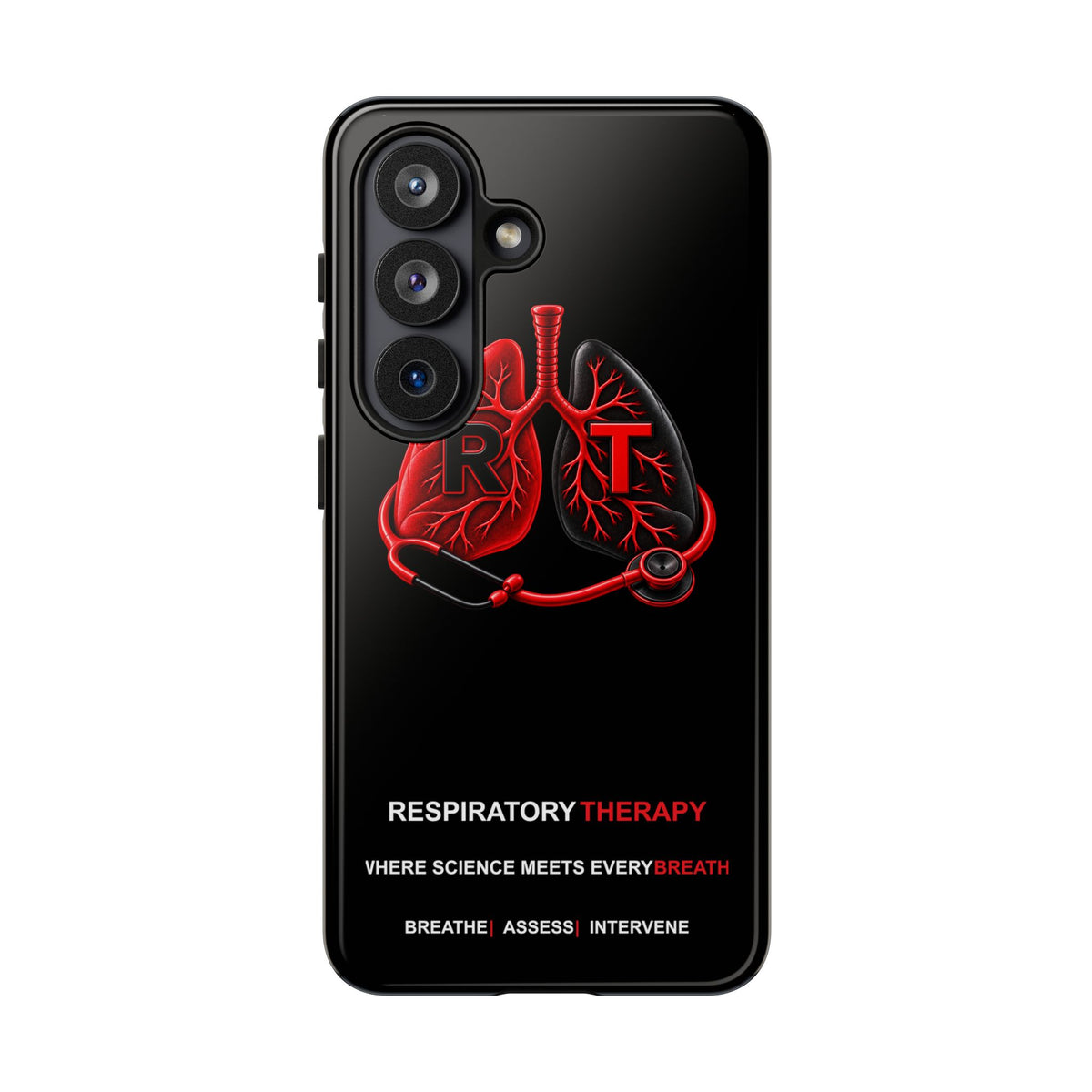 Respiratory Therapy RT Logo Protective Tough Phone Case