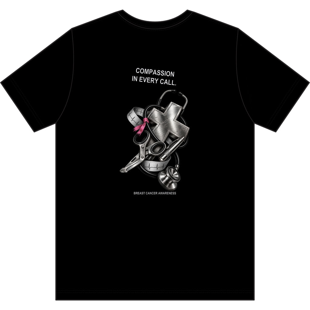 Care with Grit — Breast Cancer Awareness Medical T-Shirt