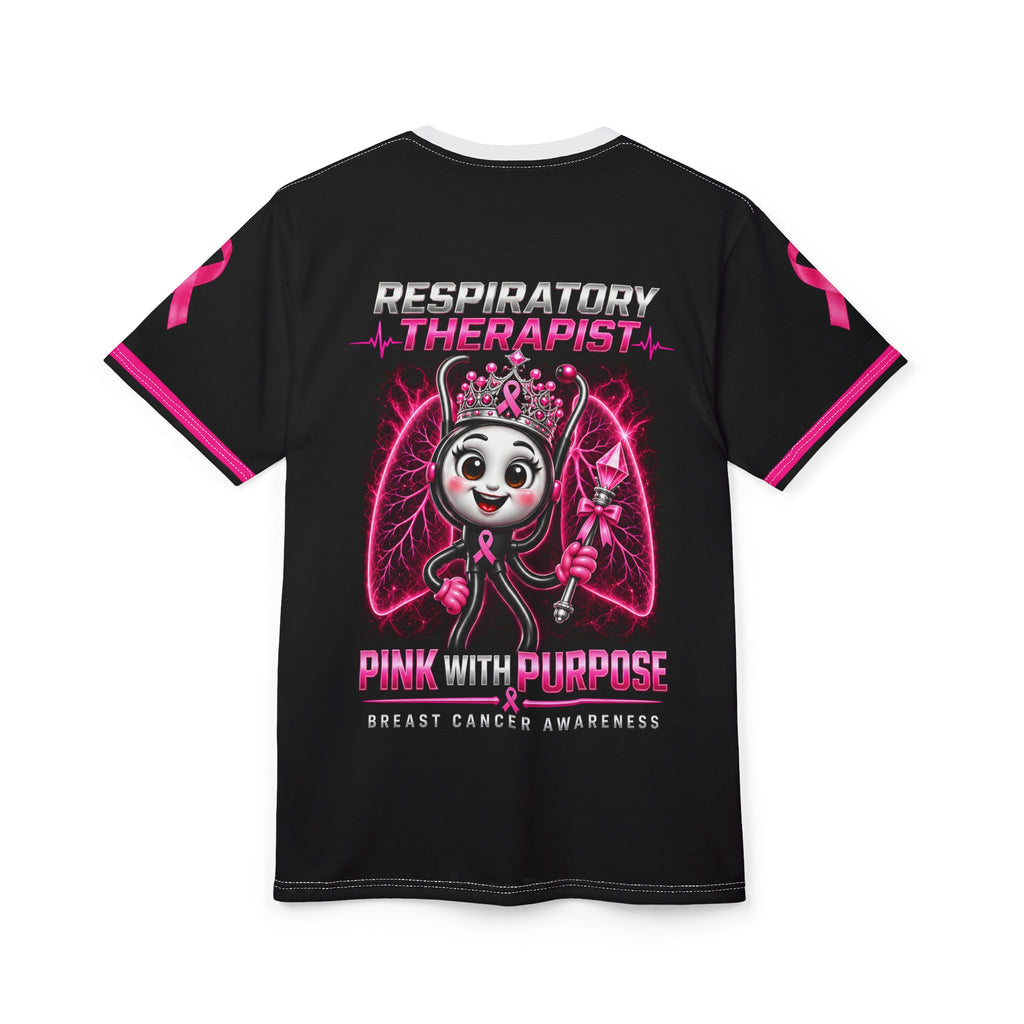 Respiratory Therapist | Pink With Purpose AOP T-Shirt