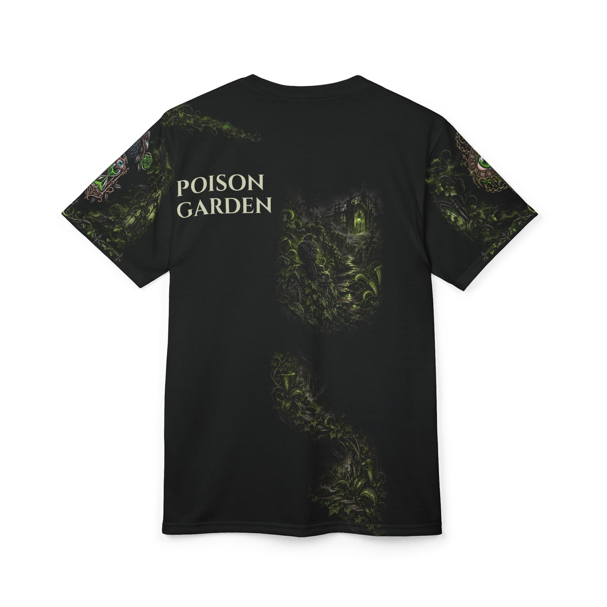 Poison Garden Gothic All-Over Print Unisex T-Shirt | Halloween Never Sleeps