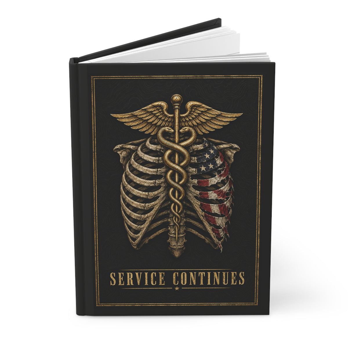 US Veterans Service Continues Hardcover Journal