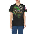 Shamrock Watch — Veterans St. Patrick's Day All-Over Print Scrub Top