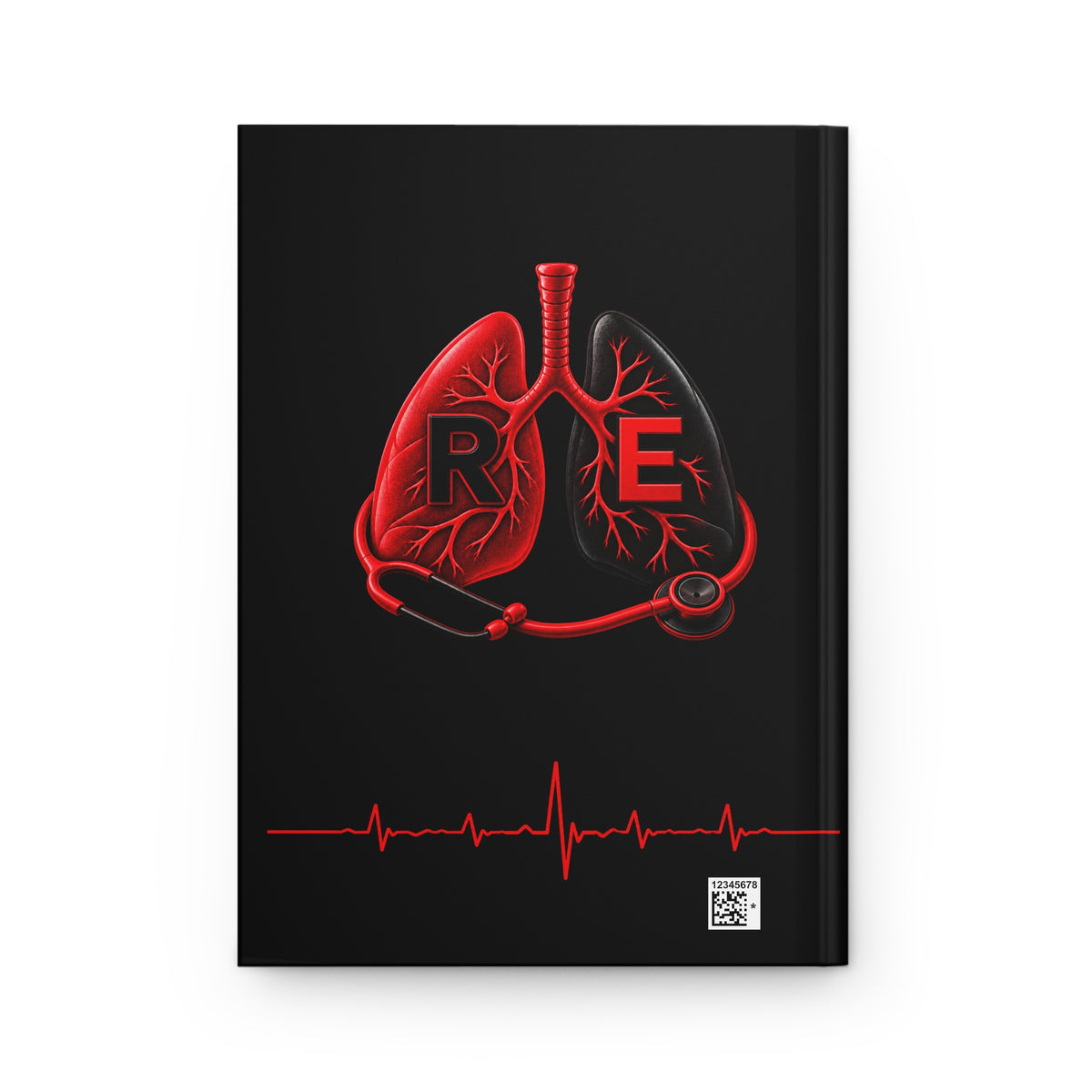Respiratory Edge Crystal Study & Clinical Notes Hardcover Journal