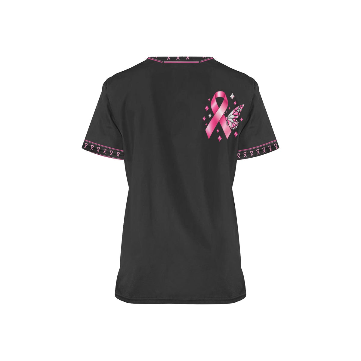 Pink Ribbon Hope — All-Over Print Scrub Top