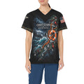 Winter Watch — Coast Guard Christmas All-Over Print Scrub Top