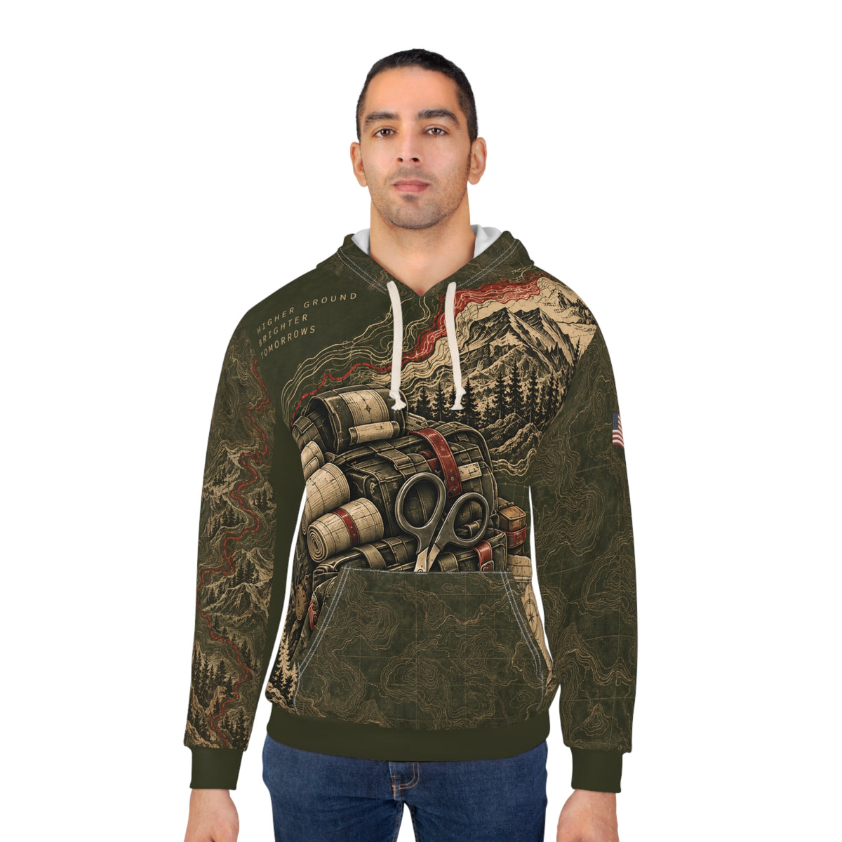 Rescue at First Light — All-Over Medical Hoodie