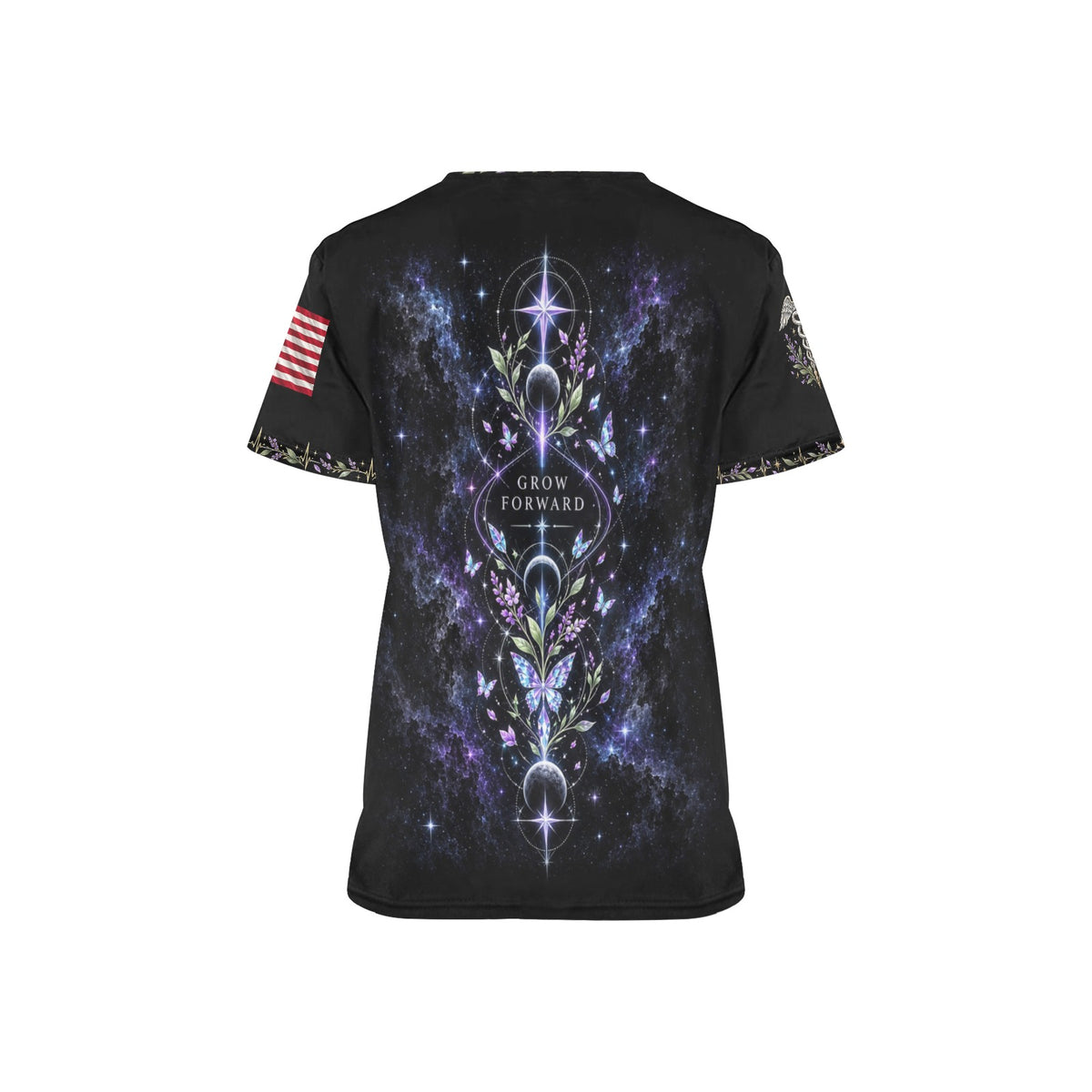 Wings of Renewal — Space Force Easter All-Over Print Scrub Top
