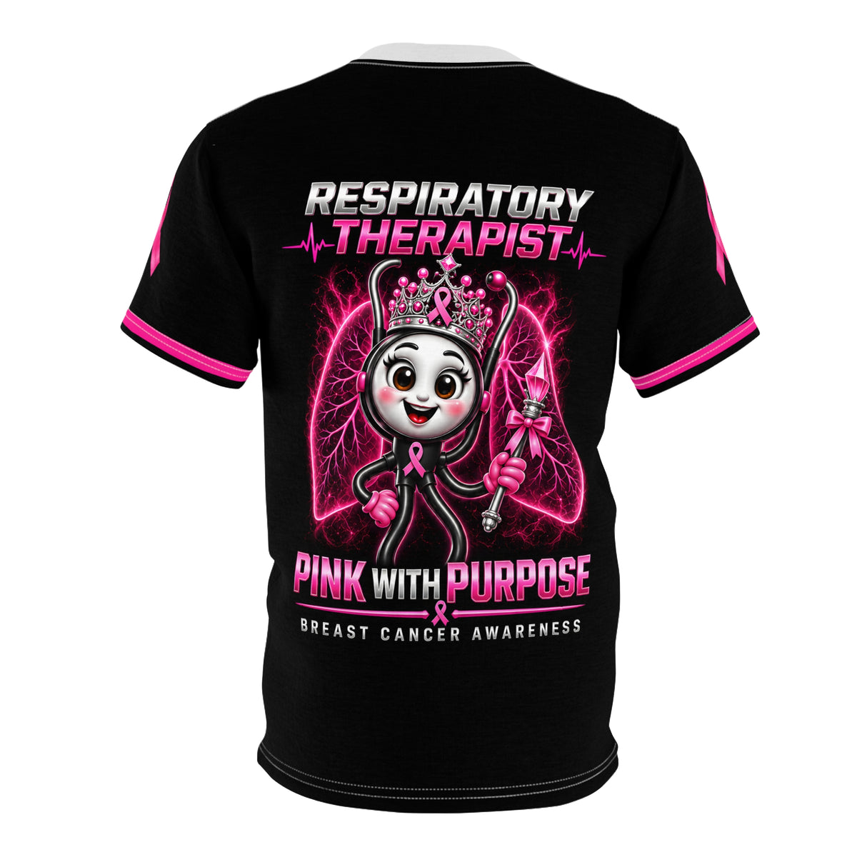 Respiratory Therapist | Pink With Purpose AOP T-Shirt