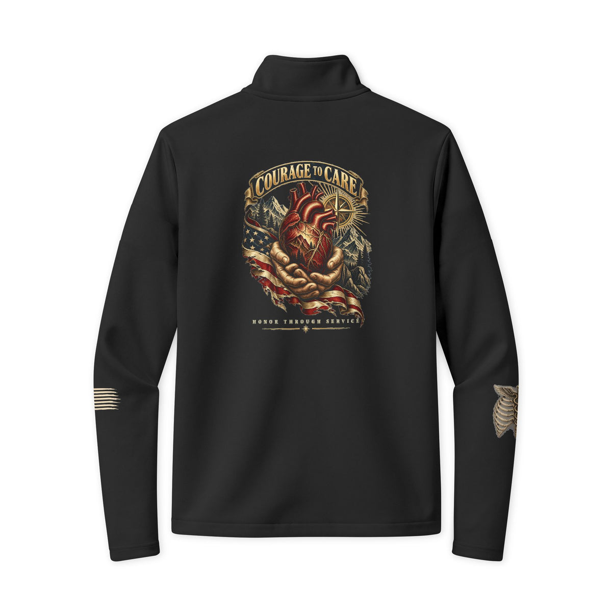 US Veterans Courage to Care — Military Medical Lightweight Work Jacket