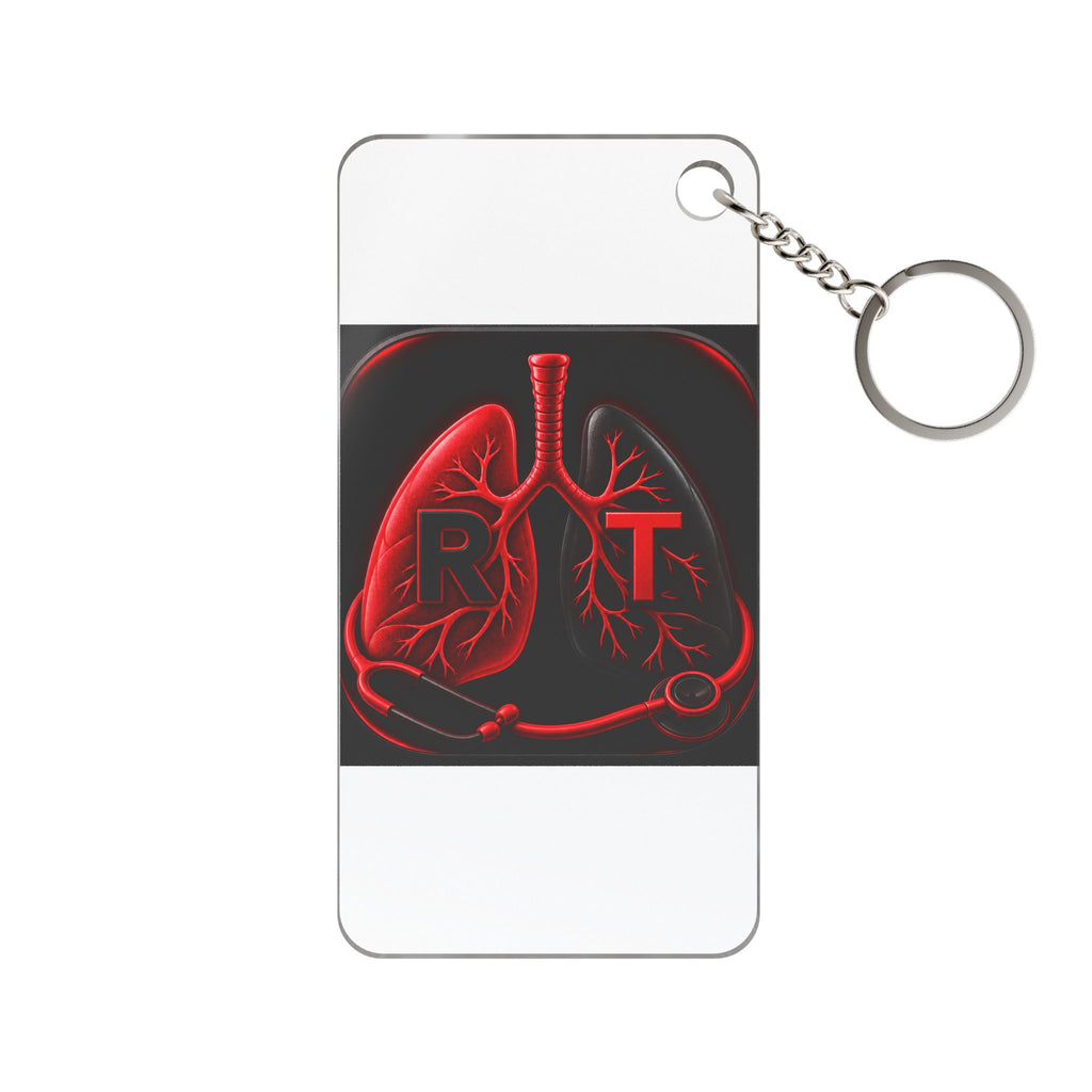 Respiratory Therapist RT Acrylic Keychain Charm — 3 Sizes