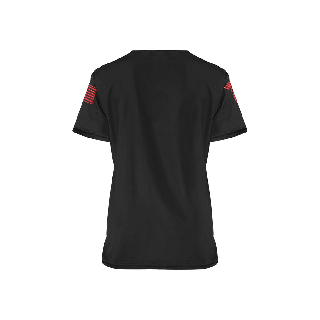 Respiratory Edge Logo — All-Over Print Scrub Top