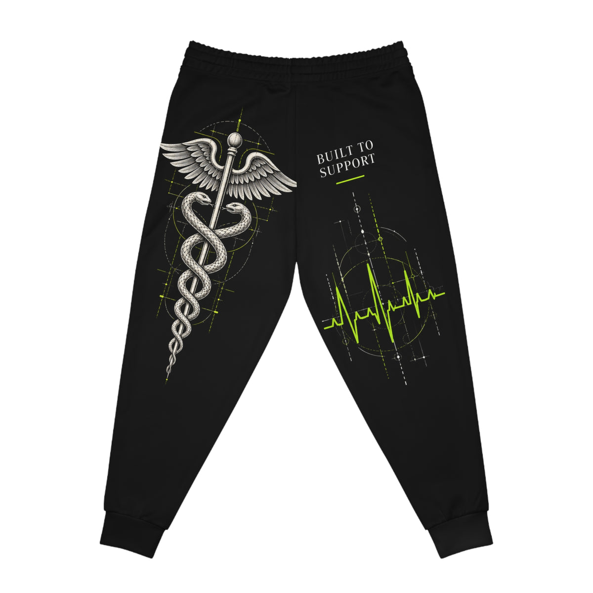 Bone Structure Medical Joggers — back supplier mockup