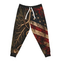 Actual Printify M03 Quiet Valor Joggers front review mockup; unpublished draft.