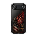 Actual Printify Crimson Signal glossy case: iPhone 17 Air; model-specific camera and full medical emblem clearance reviewed