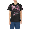 Emerald Resolve — Breast Cancer Awareness St. Patrick's Day All-Over Print Scrub Top
